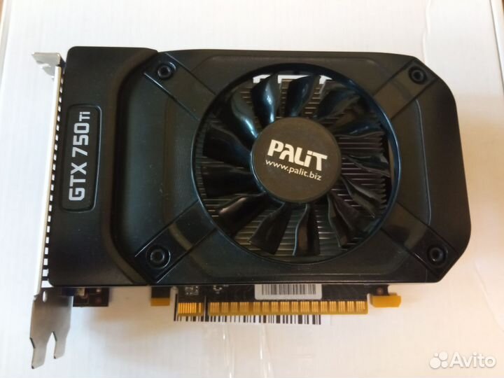 Видеокарта gtx 750ti 2gb