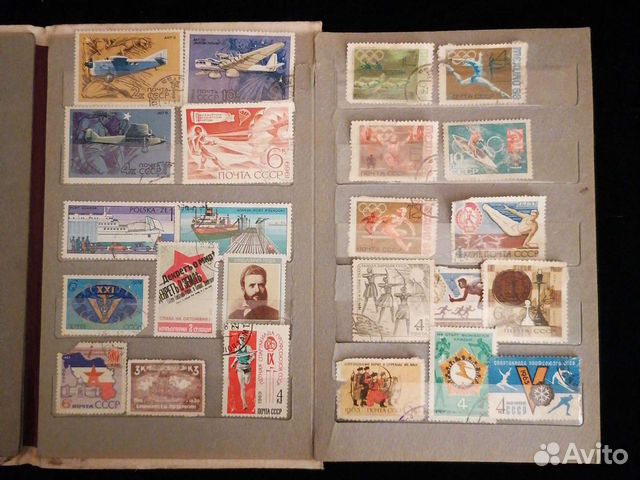 Почтовые марки СССР 60х-70х годов