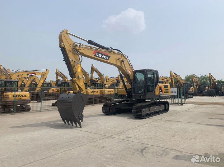 Гусеничный экскаватор Lovol FR220D, 2024