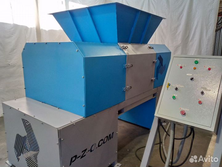 Промышленный шредер для пластика, тко, рти и др