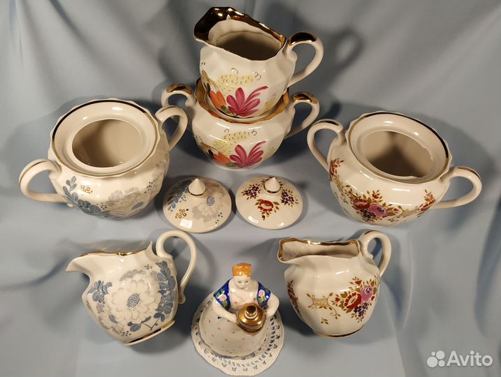 Фарфоровая чайная посуда Вербилки