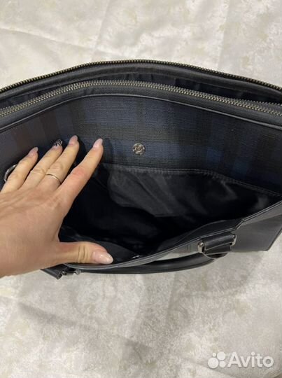 Сумка портфель мужская натуральная кожа