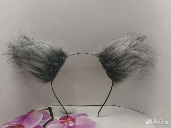 Ушки зайчика ободок. ушки. ручная работа. уши