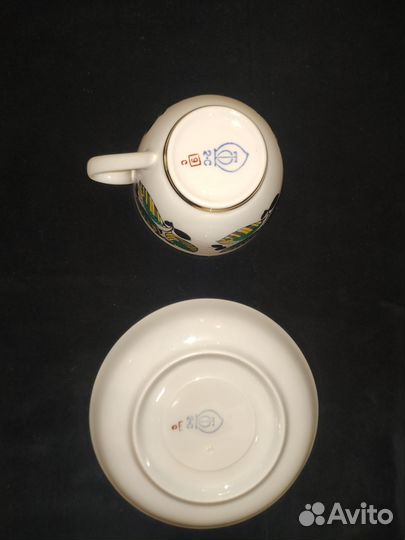 Фарфор чайные пары, сахарница, конфетница