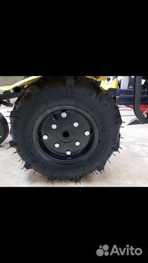 Мотоблок мк-7000P Huter 7лс фрезы колеса