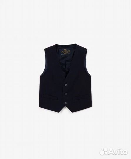 Жилет классический синий Gulliver