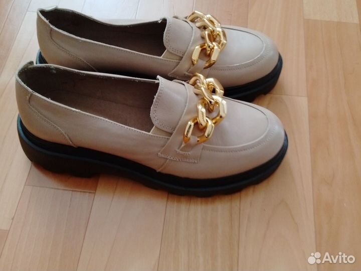 Лоферы женские40размер кожа
