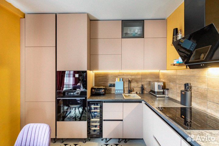 Кухонный гарнитур на заказ кухня прямая