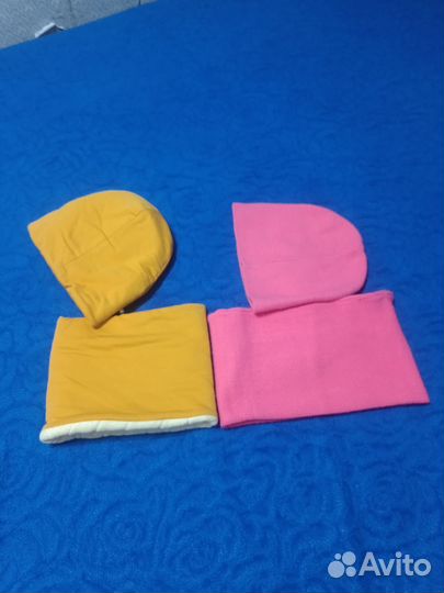 Шапка и снуд ручная работа