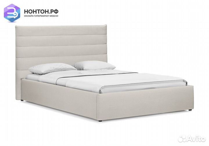 Кровать Амалия светло-бежевая