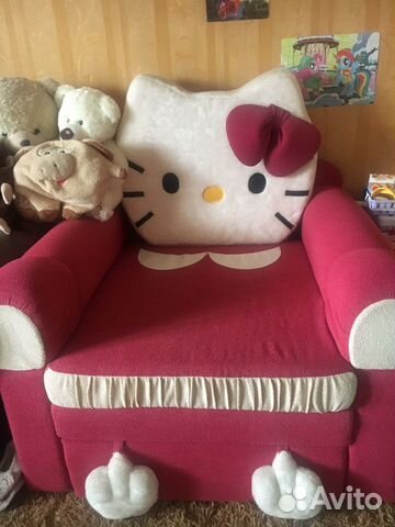 Кресло кровать hello kitty