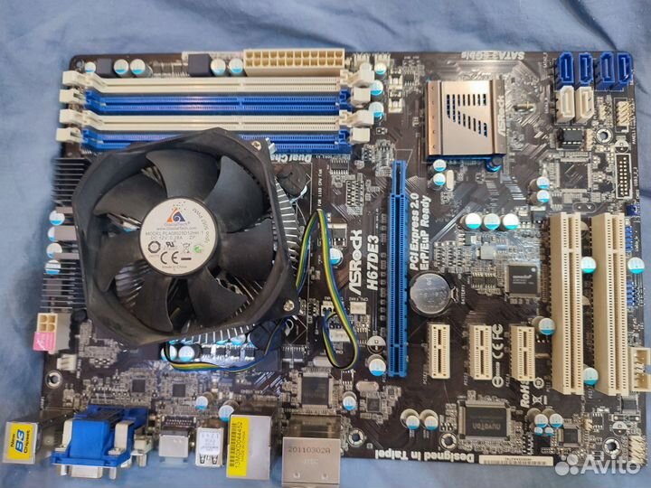 Комплект 1155 + 1050Ti