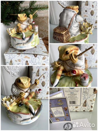 Музыкальная шкатулка, посуда детская Peter Rabbit