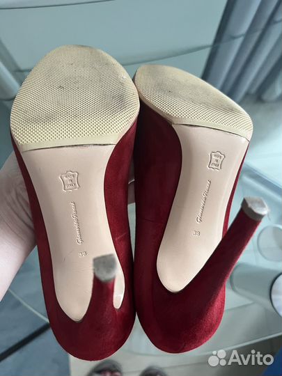 Туфли Gianvito rossi 38 красные оригинал