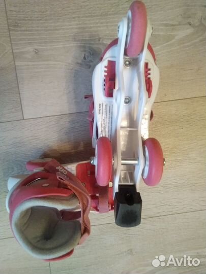 Ролики детские раздвижные на обувь Oxelo Play One