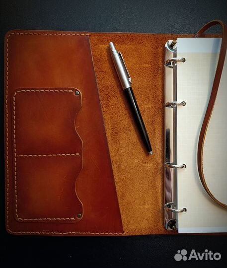 Блокнот из натуральной кожи ручной работы