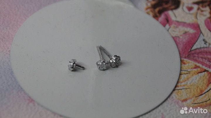 Комплекты серьги и кольцо для кукол барби и других