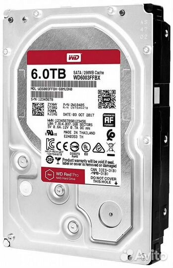 HDD Western Digital 6 Tb WD6003ffbx