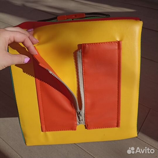 Развивающий кубик мягкий