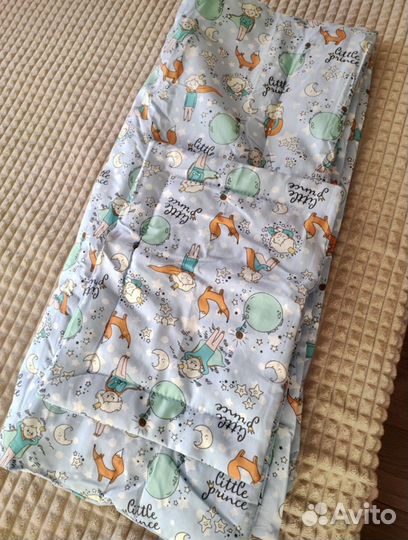 Комплект белья в коляску. Новый