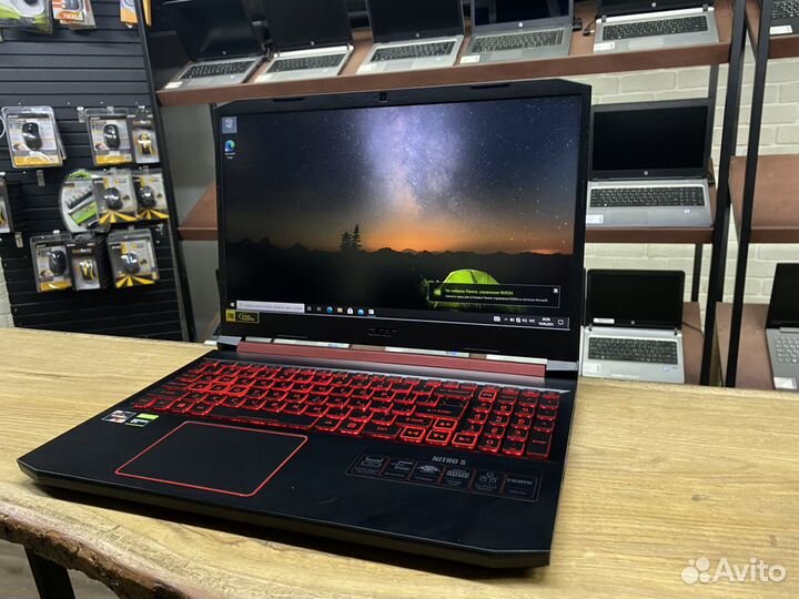 Игровой ноутбук Acer nitro 5 an515-43-r1dg