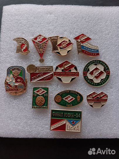 Значки Спартак футбол- хоккей