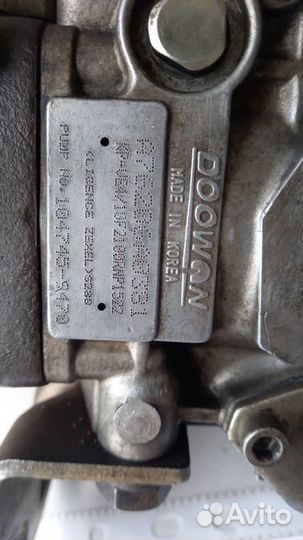 Тнвд механ. D4BH/ D4BF 2.5 л д. Hyundai Starex H1