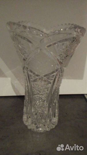 Вазы хрустальные
