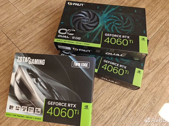 Видеокарты Palit RTX 4060 Ti OC, 4060