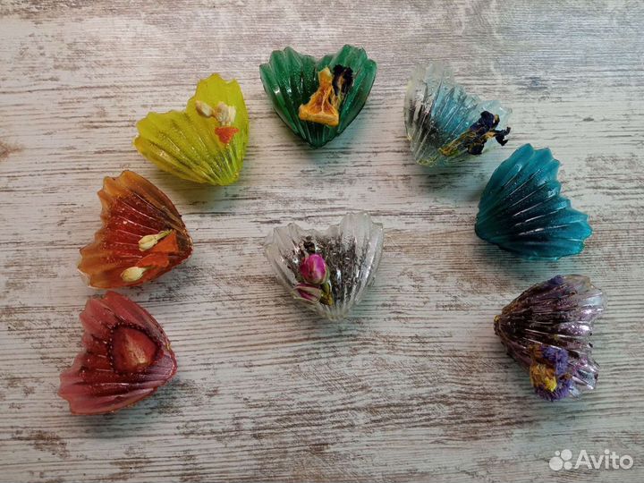 Чайные бомбочки/сердечки