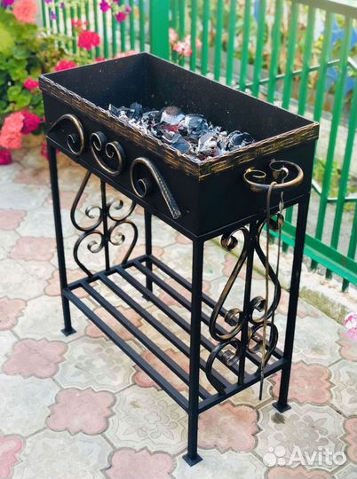 Мангал в стиле лофт