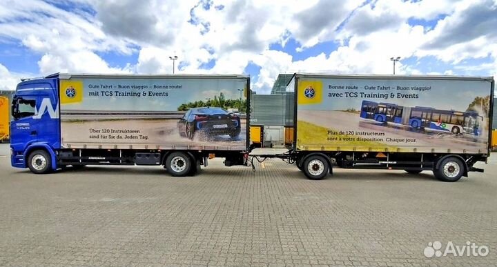 1/50 Scania Widmer прицеп фура Tekno трейлер