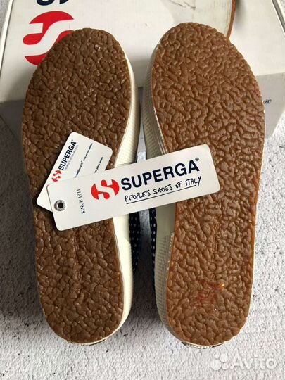 Кеды superga новые 24см