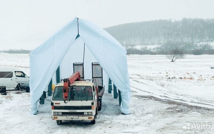Надувная пневмокаркасная палатка