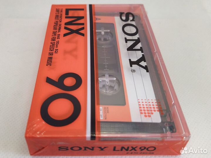 Аудиокассета запечатанная sony LNX 90