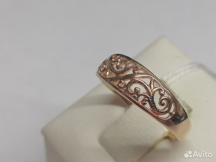 Золотое кольцо без камня (585) (Заводской)