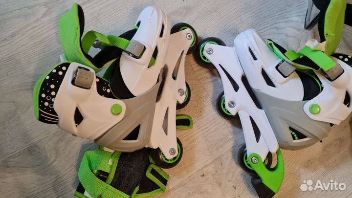 Ролики раздвижны 34-37 размер