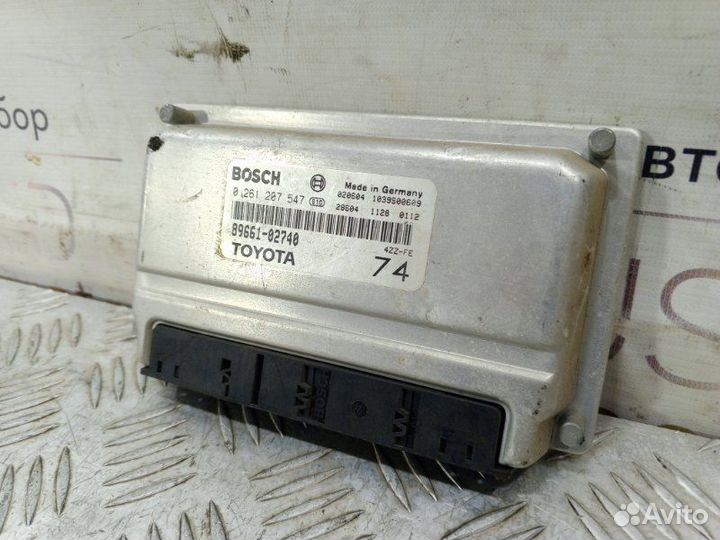 Блок управления двс (эбу) Toyota Corolla ZZE120