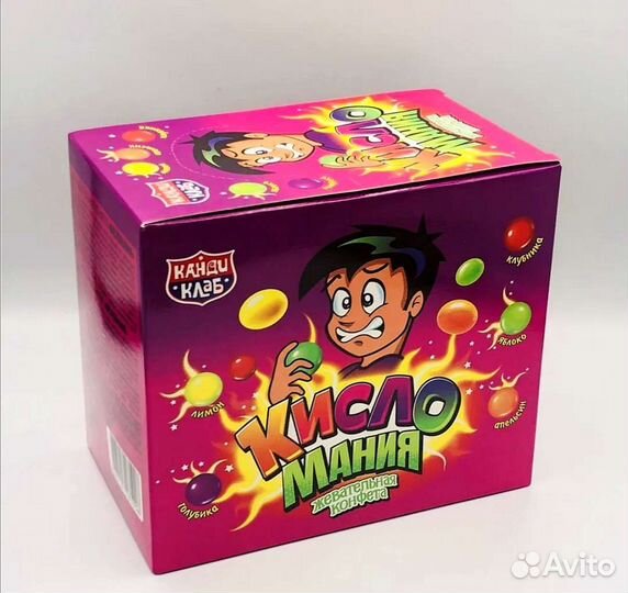 Конфеты жевательные Кисломания 20 штук