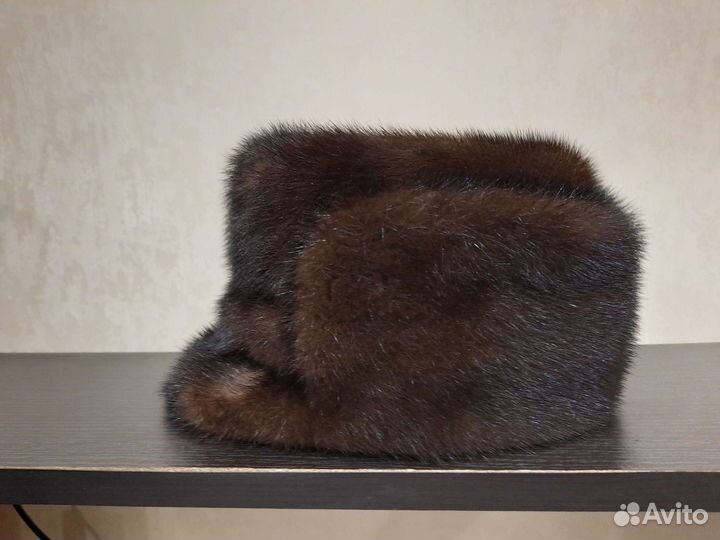 Норковая шапка мужская