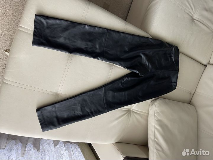 Брюки кожаные для девочки