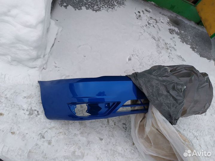 Daewoo Nexia бампер окрашенный Синий