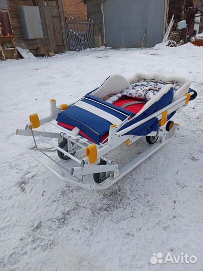 Коляска санки