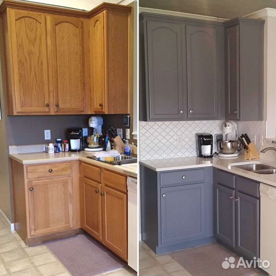 Покраска кухонных и мебельных фасадов