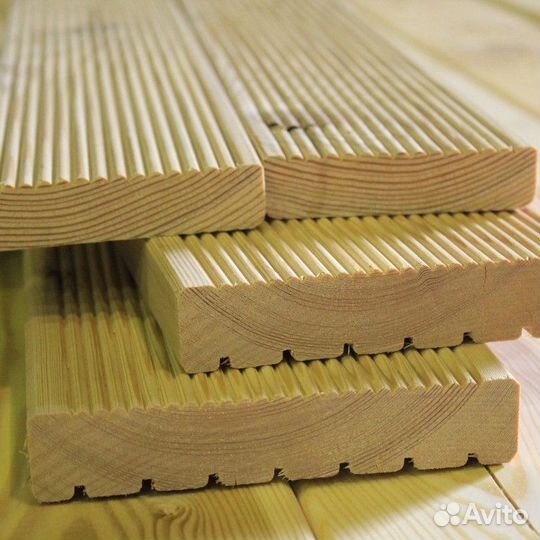 Террасные доски : сорт А, Хвоя, все размеры, доста