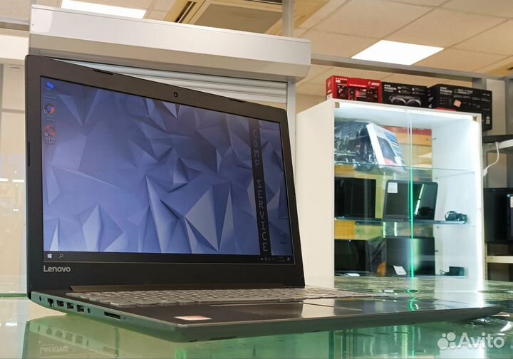 Ноутбук Lenovo 2 ядра 4gb SSD AMD Radeon 530 2gb