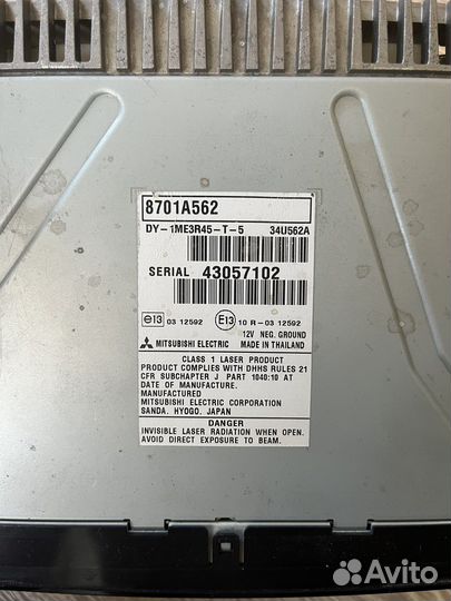 Магнитола mitsubishi