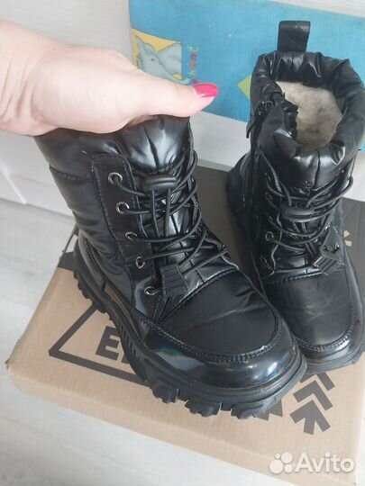 Ботинки зимние на девочку 28