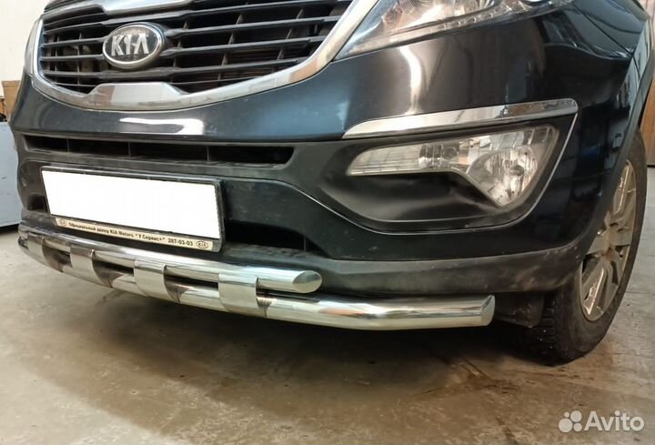 KIA Sportage 2010 Защита переднего бампера