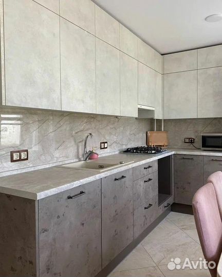 Кухонный гарнитур без ручек CN:046683